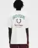 Fred Perry Erkek Ekru Logo Detaylı T-shirt