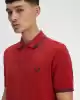Fred Perry Erkek Kırmızı Polo Yaka T-shirt