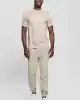 Guess Erkek Bej Logolu Nakış İşlemeli T-Shirt