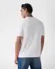 Guess Erkek Beyaz Patch Detaylı Tişört