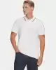 Guess Erkek Beyaz Quattro G Şeritli Polo Tişört
