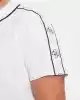 Guess Erkek Beyaz Quattro G Şeritli Polo Tişört