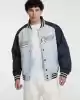 Guess Erkek Mavi Patch Detaylı Bomber Ceket