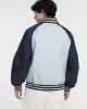 Guess Erkek Mavi Patch Detaylı Bomber Ceket