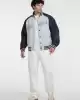 Guess Erkek Mavi Patch Detaylı Bomber Ceket