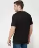 Guess Erkek Siyah Guess Nakışlı Pima Tişört