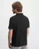 Guess Erkek Siyah Üçgen Polo T-Shirt