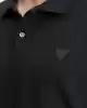 Guess Erkek Siyah Üçgen Polo T-Shirt