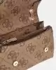 Guess Kadın Kahverengi Lorelei Dönüştürülebilir Flap Crossbo