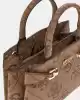 Guess Kadın Kahverengi Lorelei Mini Satchel Çanta