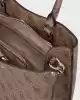 Guess Kadın Kahverengi Meridian Girlfriend Satchel Çanta