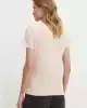 Guess Kadın Adele Önü Üçgen Logolu Pembe T-Shirt