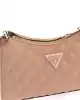 Guess Kadın Bej Giully Üstten Fermuarlı Omuz Çantası