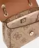 Guess Kadın Kahverengi Izzy 4G Logolu Mini Çapraz Çanta
