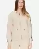 Guess Kadın Bej Kapüşonlu Scuba Sweatshirt