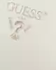 Guess Kadın Beyaz Logolu Beyaz T-shirt