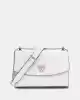 Guess Kadın Beyaz Cresidia Dönüştürülebilir Flap Crossbody Ç