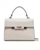 Guess Kadın Ekru Eco Aldith El Saplı Flap Çanta