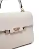 Guess Kadın Ekru Eco Aldith El Saplı Flap Çanta