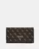 Guess Kadın Kahverengi Noelle Flap Organizer Crossbody Çanta