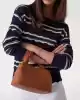 Guess Kadın Kahverengi Sansa El Saplı Crossbody Çanta