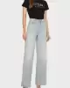 Guess Kadın Margot Siyah Ön Logolu T-Shirt
