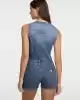 Guess Kadın Mavi Denim Jean Yelek