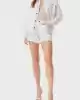 Guess Kadın Beyaz  Relaxed Midi Şort