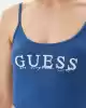 Guess Kadın Mavi Sunflower Ribana Bluz