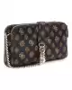 Guess Kadın Kahverengi Eco Erica Logolu Crossbody Çanta