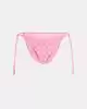 Guess Kadın Pembe 4G Logolu String Bağlamalı Bikini Altı