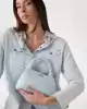 Guess Kadın Mavi  Sansa El Saplı Crossbody Çanta