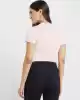 Guess Kadın Pembe Logolu Crop