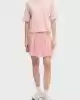 Guess Kadın Pembe Logolu T-Shirt