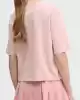 Guess Kadın Pembe Logolu T-Shirt
