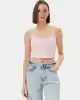 Guess Kadın Pembe Sunflower Ribana Bluz
