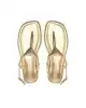 Guess Kadın Kahverengi Rainey Bronz Lame Parmak Arası Sandal