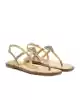 Guess Kadın Kahverengi Rainey Bronz Lame Parmak Arası Sandal