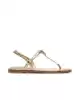 Guess Kadın Kahverengi Rainey Bronz Lame Parmak Arası Sandal