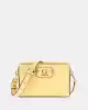Guess Kadın Sarı  Nastra Mini Üstten Fermuarlı Crossbody Çan