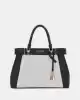 Guess Kadın Siyah  Anadela Üç Bölmeli Satchel Çanta