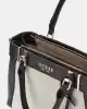 Guess Kadın Siyah  Anadela Üç Bölmeli Satchel Çanta