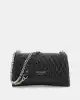 Guess Kadın Siyah Betula Dönüştürülebilir Flap Crossbody Çan