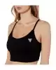 Guess Kadın Siyah Crocus Ribana Spor Sütyen