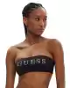 Guess Kadın Siyah Logolu Bikini Üst