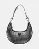 Guess Kadın Siyah Lua Küçük Hobo Çanta