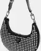 Guess Kadın Siyah Lua Küçük Hobo Çanta