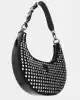 Guess Kadın Siyah Lua Küçük Hobo Çanta