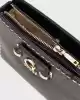 Guess Kadın Siyah Nastra Mini Üstten Fermuarlı Crossbody Çan