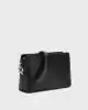 Guess Kadın Siyah Nastra Mini Üstten Fermuarlı Crossbody Çan